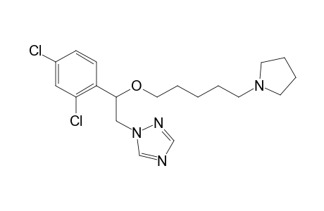 1H-1,2,4-Triazole, 1-[2-(2,4-dichlorophenyl)-2-[[5-(1-pyrrolidinyl)pentyl]oxy]ethyl]-