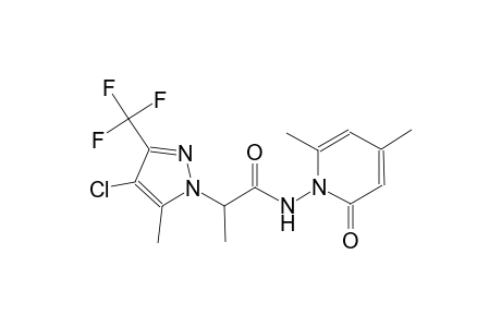 2-[4-chloro-5-methyl-3-(trifluoromethyl)-1H-pyrazol-1-yl]-N-(2,4-dimethyl-6-oxo-1(6H)-pyridinyl)propanamide