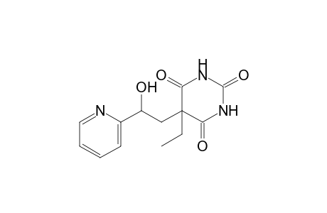 5-ethyl-5-(2-hydroxy-2-(2-pyridyl)ethyl] barbituric acid