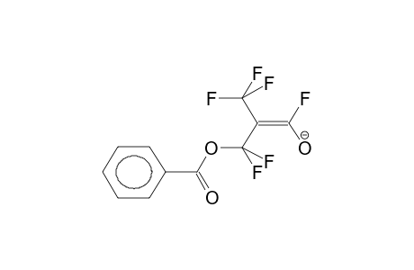 3-BENZOYLOXY-2-TRIFLUOROMETHYL-1,3,3-TRIFLUOROPROP-1-EN-1-YLATE ANION