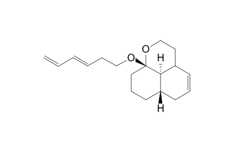 (3aRS,6aSR,9aRS,9bRS)-9a-[(3E)-3',5'-Hexadienoxy]-2,3,3a,6,6a,7,8,9,9a,9b-decahydro-1-oxa-1H-phenalene