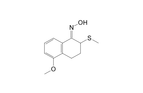 1(2H)-naphthalenone, 3,4-dihydro-5-methoxy-2-(methylthio)-, oxime
