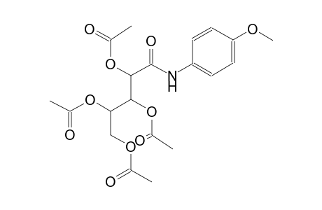 5-((4-methoxyphenyl)amino)-5-oxopentane-1,2,3,4-tetrayl tetraacetate