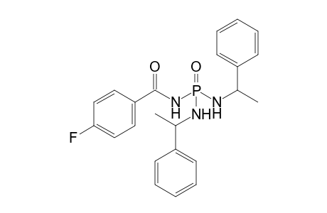 N-(4-fluorobenzoyl)-N',N''-bis((S)-(-)-alpha-methylbenzyl) phosphoric triamide