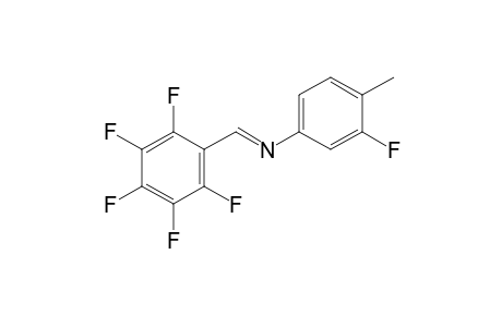 3-fluoro-N-(2,3,4,5,6-pentafluorobenzylidene)-p-toluidine