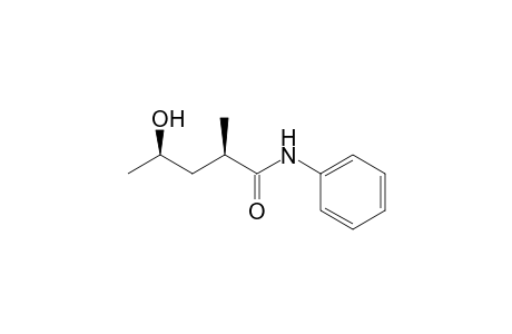 (2R,4R)-4-hydroxy-2-methyl-N-phenylpentanamide