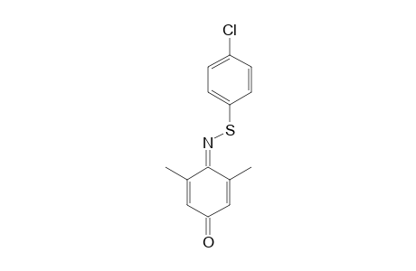 N-(4-CHLOROPHENYL)-THIO-3,5-DIMETHYL-1,4-BENZOQUINONIMINE
