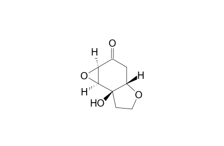 (3aR*,4S*,5R*,7aS*)-4,5-Epoxy-3a-hydroxy-2,3,3a,4,5,7a-hexahydrobenzofuran-6(7H)-one
