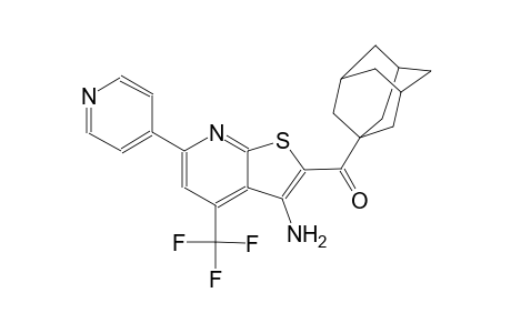 1-adamantyl[3-amino-6-(4-pyridinyl)-4-(trifluoromethyl)thieno[2,3-b]pyridin-2-yl]methanone