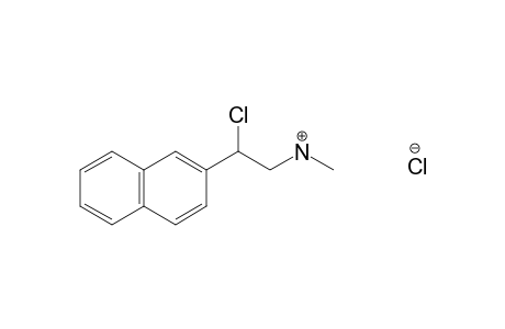beta-CHLORO-N-METHYL-2-NAPHTHALENEETHYLAMINE, HYDROCHLORIDE