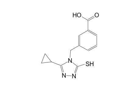 benzoic acid, 3-[(3-cyclopropyl-5-mercapto-4H-1,2,4-triazol-4-yl)methyl]-