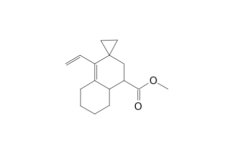 Methyl 2-ethenylspiro[cyclopropane-1',3-bicyclo[4.4.0]dec-1-ene]-5-carboxylate