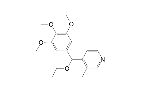 Ethyl .alpha.-[3'-Methyl-4'-pyridyl)-3,4,5-trimethoxybenzyl Ether