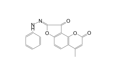 (8Z)-4-Methyl-2H-furo[2,3-H]chromene-2,8,9-trione 8-(phenylhydrazone)