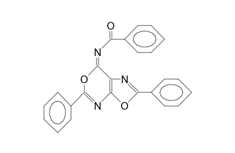 2,5-Diphenyl-7-benzoylimido-oxazolo(5,4-D)(1,3)oxazine