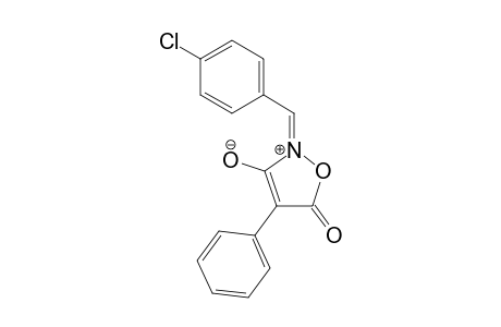 2-[(p-Chlorophenyl)methylene]-4-phenyl-3-hydroxy-5-oxo-isoxazolium - hydroxide