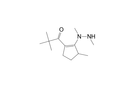 1-[2-(N,N-dimethylhydrazino)-3-methyl-1-cyclopentenyl]-2,2-dimethyl-1-propanone