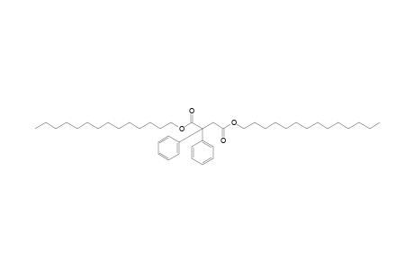 2,2-diphenylsuccinic acid, ditetradecyl ester