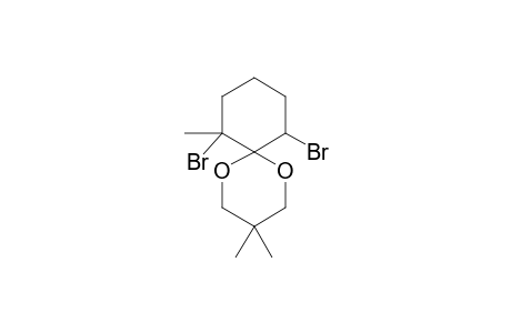 7,11-DIBROMO-3,3,7-TRYMETHYL-1,5-DIOXASPIRO-[5,5]-UNDECANE
