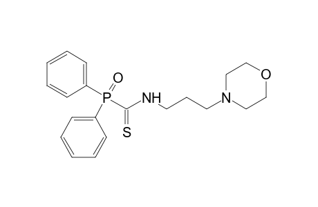 1-(diphenylphosphinyl)-N-(3-morpholinopropyl)thioformamide