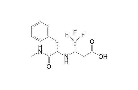 3-(Trifluoromethyl)-5-[(N-methylamino)carbonyl]-6-phenyl-4-azahexanoic acid