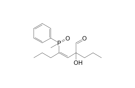 4-(Methylphenylphosphinyl)-4-nonen-6-ol-6-carboxaldehyde