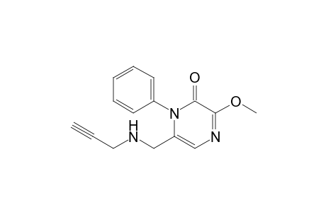 3-Methoxy-1-phenyl-6-(2-propynylaminomethyl)-2(1H)-pyrazinone