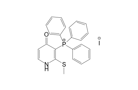 3-(2-Methylthio-4-oxo)pyridyltriphenylphosphonium iodide