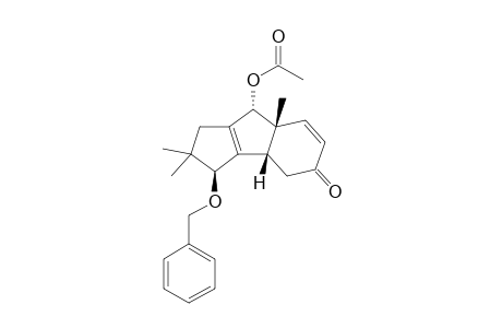 3(S)-Benzyloxy-7-Acetoxy-4,4,8-trimethyltricyclo[6.4.0.0(2,6)]dodec-2(6),9-dien-11-one