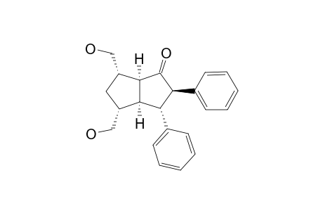 (2R,3R,3aS,4R,6S,6aS)-4,6-dimethylol-2,3-di(phenyl)-3,3a,4,5,6,6a-hexahydro-2H-pentalen-1-one