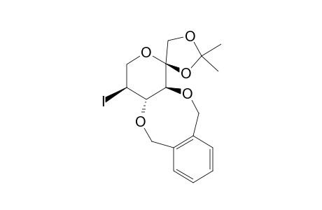 5-DEOXY-5-IODO-1,2-O-ISOPROPYLIDENE-3,4-O-(ORTHO-XYLYLENE)-ALPHA-L-SORBOPYRANOSE