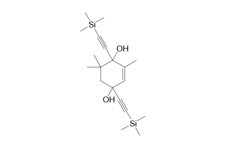 2,6,6-Trimethyl-1,4-bis-trimethylsilylethynylcyclohex-2-ene-1,4-diol