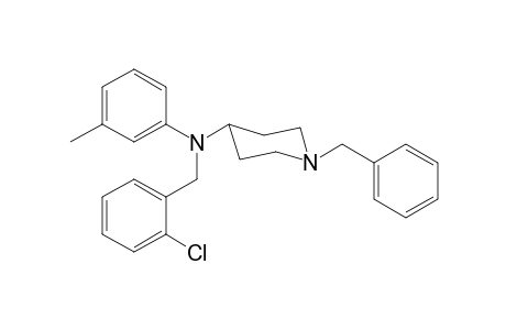 1-Benzyl-N-2-chlorobenzyl-N-(3-methylphenyl)piperidin-4-amine
