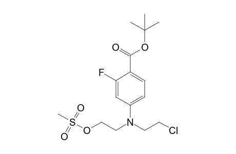4-[2-chloroethyl(2-methylsulfonyloxyethyl)amino]-2-fluoro-benzoic acid tert-butyl ester