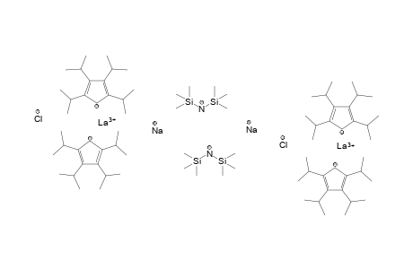 dilanthanum(III) disodium tetrakis(2,3,4,5-tetraisopropylcyclopenta-2,4-dien-1-ide) bis(bis(trimethylsilyl)amide) dichloride