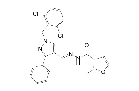 N'-{(E)-[1-(2,6-dichlorobenzyl)-3-phenyl-1H-pyrazol-4-yl]methylidene}-2-methyl-3-furohydrazide