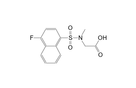 acetic acid, [[(4-fluoro-1-naphthalenyl)sulfonyl]methylamino]-