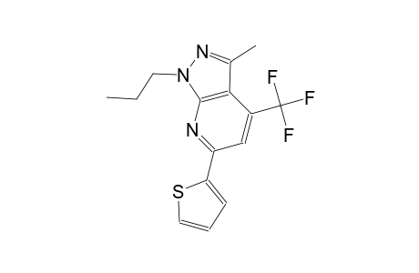1H-pyrazolo[3,4-b]pyridine, 3-methyl-1-propyl-6-(2-thienyl)-4-(trifluoromethyl)-