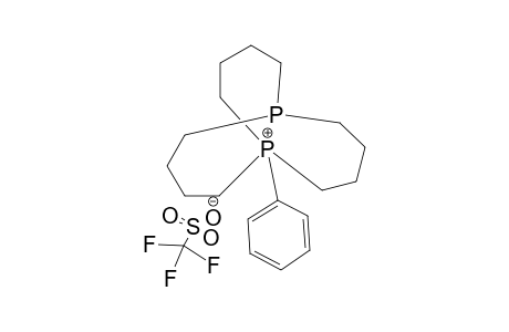 1-PHENYL-1-PHOSPHONIA-6-PHOSPHABICYCLO[4.4.4]TETRADECANE_TRIFLUOROMETHANESULFONATE
