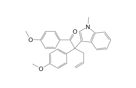 1,2-Bis(4-methoxyphenyl)-2-(1-methyl-1H-indol-3-yl)pent-4-en-1-one