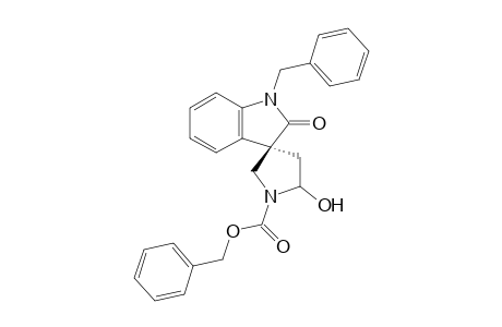 (3R)-1-benzyl-2'-hydroxy-2-keto-spiro[indoline-3,4'-pyrrolidine]-1'-carboxylic acid benzyl ester