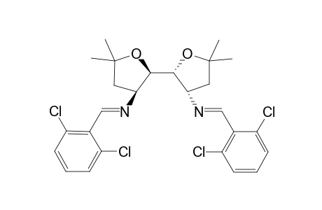 (2R,2'R,3S,3'S)-5,5,5',5'-Tetramethyloctahydro-3N,3'N-bis(2,6-dichlorobenzylidene)octahydro-2,2'-bifuranyl-3,3'-diamine