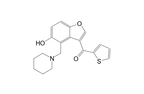 [5-Hydroxy-4-(1-piperidinylmethyl)-1-benzofuran-3-yl](2-thienyl)methanone