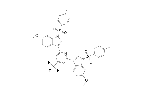 4-TRIFLUOROMETHYL-2,6-BIS-[3'-(N-TOLUENESULFONYL-6'-METHOXY-INDOLYL)]-PYRIDINE