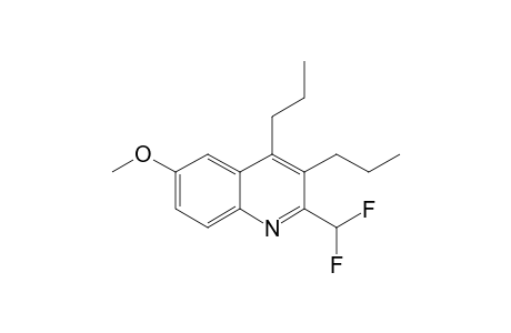 2-DIFLUOROMETHYL-3,4-DIPROPYL-6-METHOXY-QUINOLINE