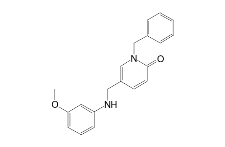 1-Benzyl-5-(((3-methoxyphenyl)amino)methyl)pyridin-2(1H)-one