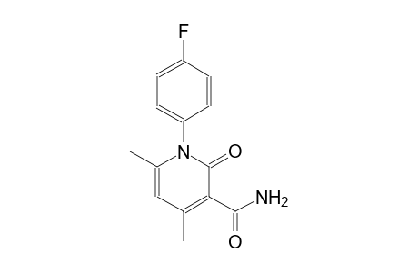 3-pyridinecarboxamide, 1-(4-fluorophenyl)-1,2-dihydro-4,6-dimethyl-2-oxo-