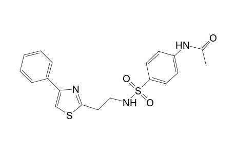 N-[4-({[2-(4-phenyl-1,3-thiazol-2-yl)ethyl]amino}sulfonyl)phenyl]acetamide