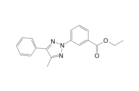3-(4-Methyl-5-phenyl-2H-1,2,3-triazol-2-yl)benzoic acid, ethyl ester