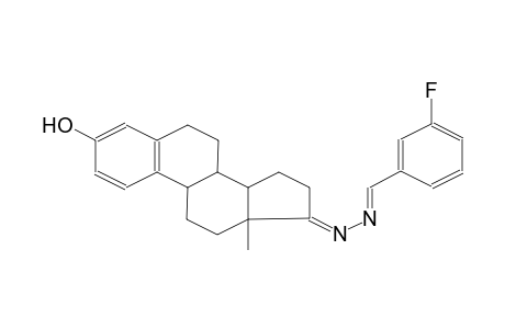 3-fluorobenzaldehyde [3-hydroxyestra-1,3,5(10)-trien-17-ylidene]hydrazone